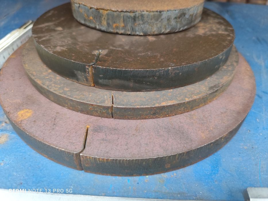 Krążek metalowy kółko formatka wypałka