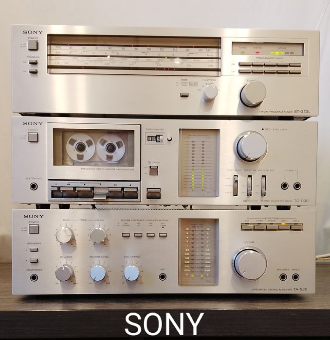SONY TA-535, TC-U30, ST-333L