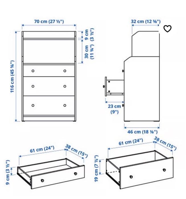 Armário branco IKEA
