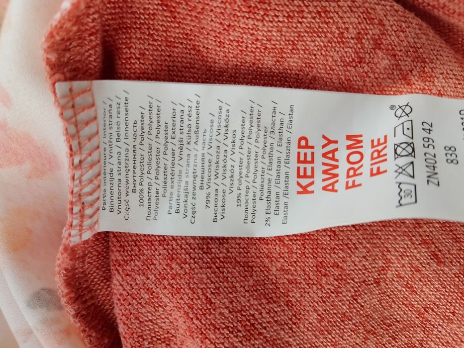 Sweter damski lekki roz 42/44