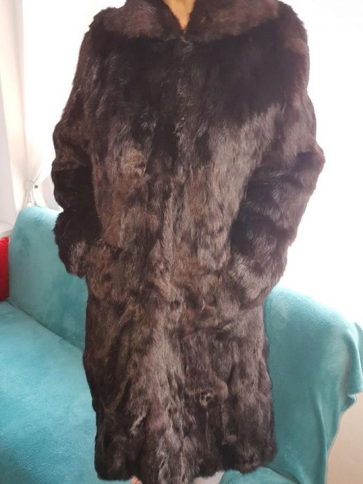 Futro na 165 cm l może xl czapka gratis