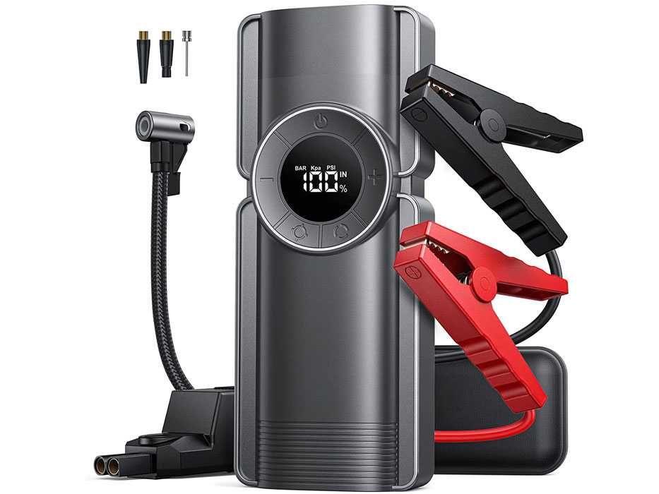 Booster Arranque Baterias 12V 2500A + Compressor 20.000mAh (NOVO)