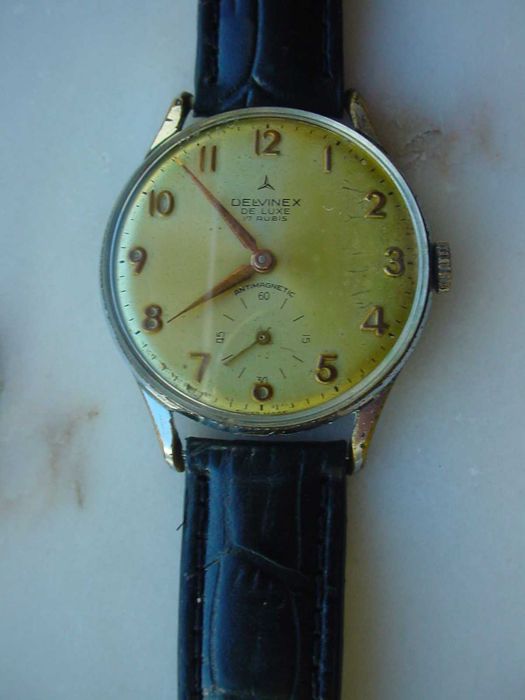 Relógio, Delvinex, De Luxe, 17 Rubis.