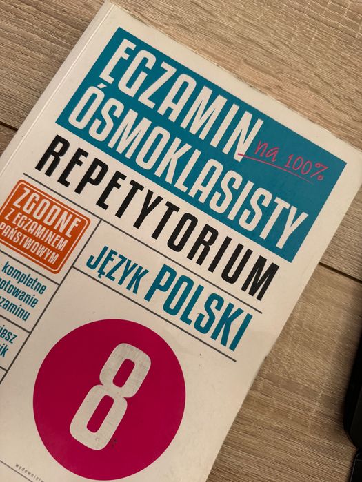 Język polski: przygotowanie do egzaminu ósmoklasisty.