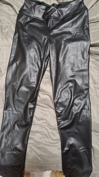 Лосины из экокожи