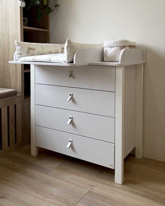 Пеленальний матрац з пелюшкою + корзинка