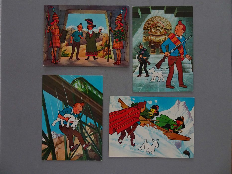 Vintage Tintin Postcards - Editions d'art Yvon Paris - France