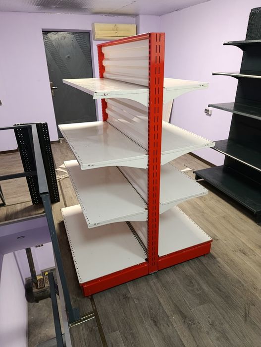 Стелаж торговий металевий модерн експо