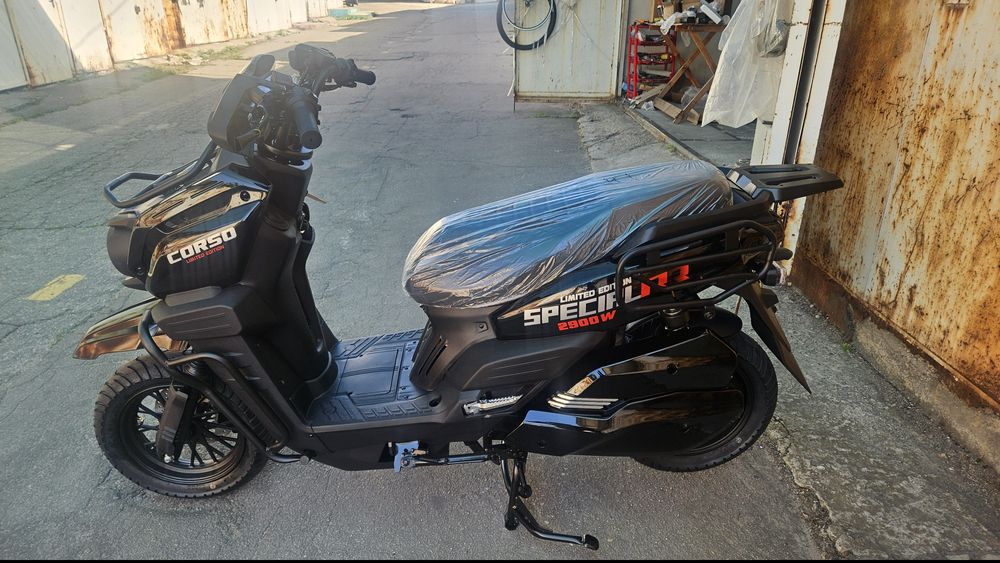 Электрический мопед Corso Special 2999W, аккумулятор литий-железо-фосфатный 72V/50Ah,
