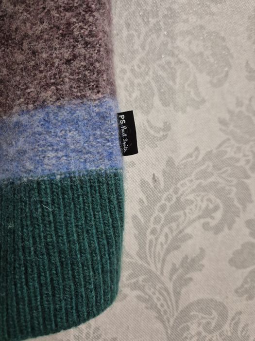 Шерстяной свитер Paul Smith Multicolor Striped Cardigan