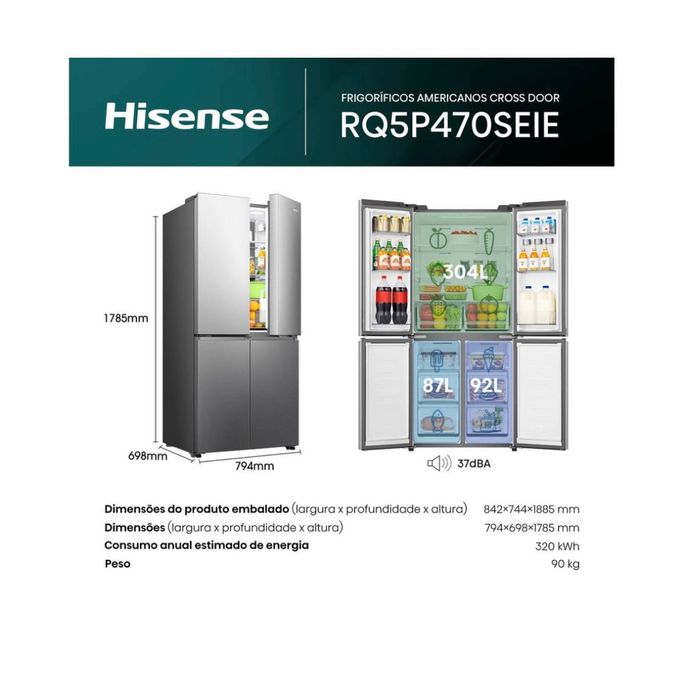 Frigorífico Americano HISENSE