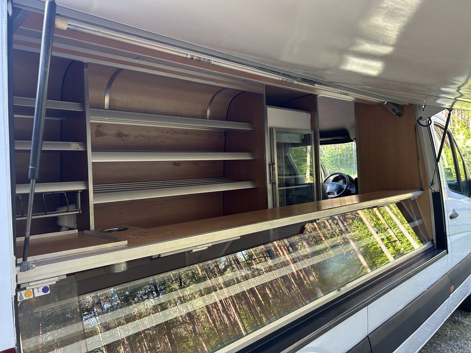 Mercedes sprinter sklep/ bar/ foodtruck ORGINALNA zabudowa