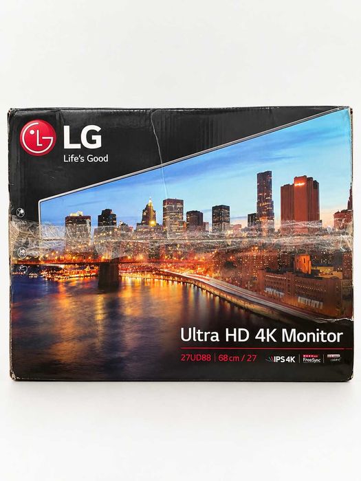 LG 27UD88-W 27" 4K IPS – Avariado / Para Reparação ou Peças