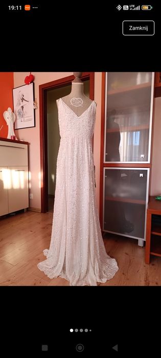 Suknia ślubna Asos 42