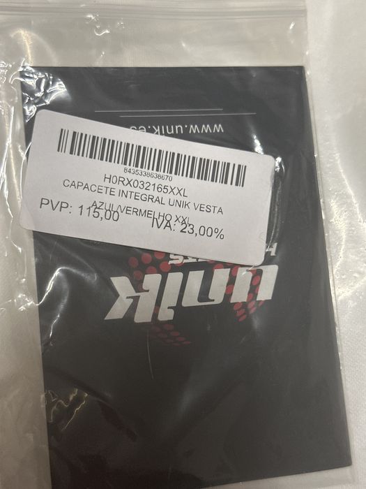 Capacete de moto UNIK Vesta