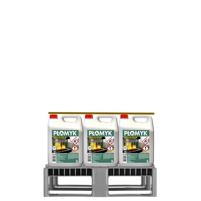 Płomyk Biopaliwo do kominków DORIS 100L Paleta 20szt x 5L