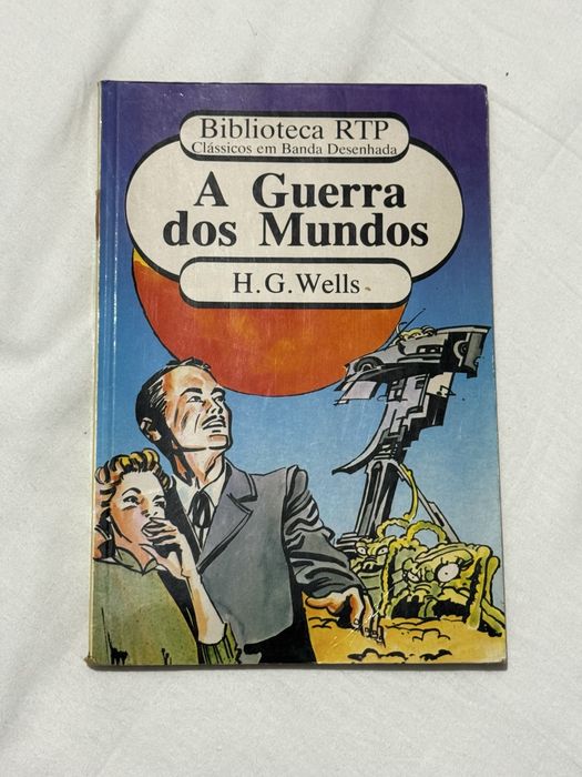 A Guerra dos Mundos - H.G. Wells (Biblioteca RTP - Banda Desenhada)