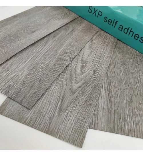 ВИРОБНИК! Самоклеющиеся виниловые плитки под ламинат Темне Дерево 004