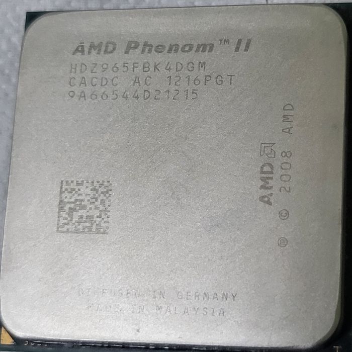 процесор AMD Pfenom II х4 965 Black Edition  3,4GHz  AM3 (AM2+)