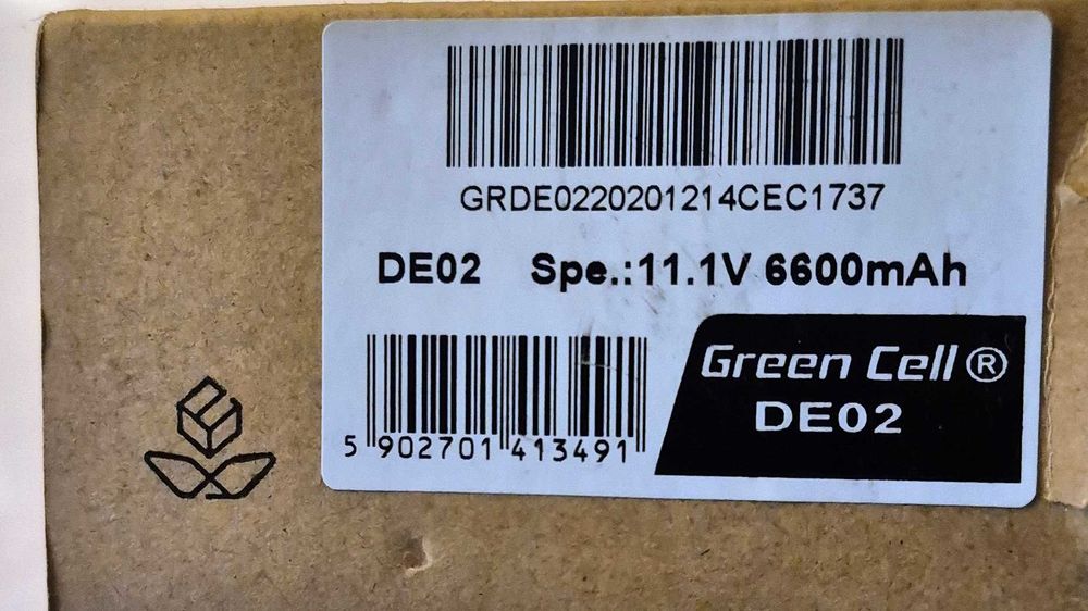 Bateria do laptopa GREEN CELL DE02 6600 mAh