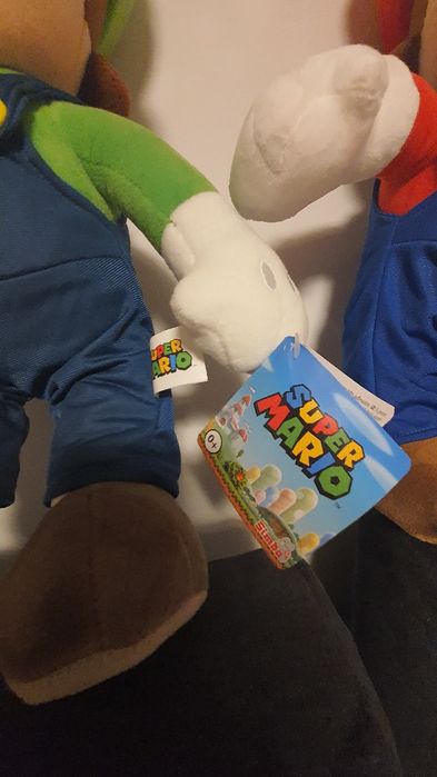Maskotki Super Mario  Mario I Luigi