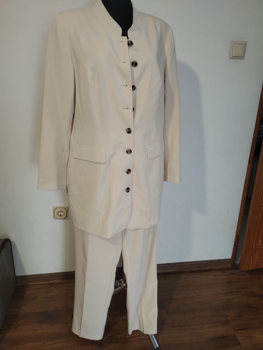 Spodnie eleganckie,płaszczyk 46