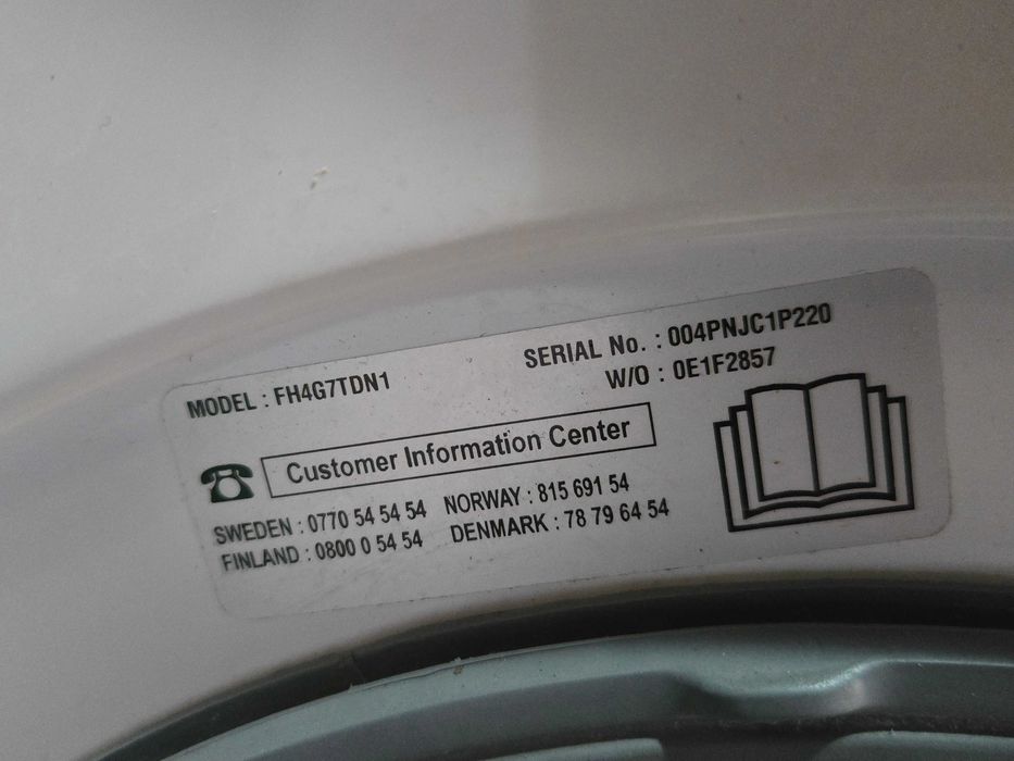 Pralka LG.Wsad 8kg.1400 obr. Silnik inventer.LCD.Gwar.Super stan