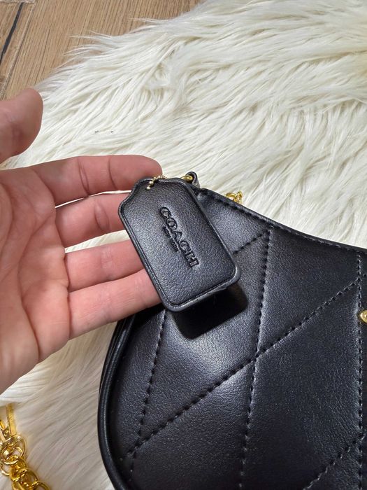 Сумка через плече COACH | елегантна жіноча сумочка КОУЧ у класичному та стильному виконанні