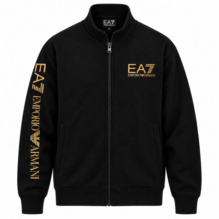 Зіп худі Emporio золотий принт XS,S,M,L,XL
