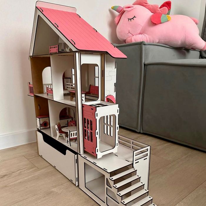 Ляльковий будиночок—НОВИЙ‼️ дитячий, деревʼяний будинок для ляльок Лол