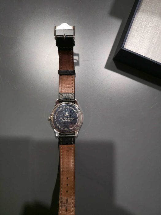 Zegarek Szwajcarski Swiss Atlantic Seabase Stal Szlachatna Szafir 6mm