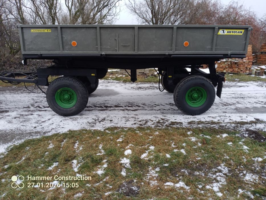 Przyczepa wywrotka Autosan Sanok D47 D46 D44 D45 D35 ZAREJESTROWANA