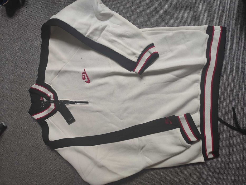 Nowe dresy męskie komplet spodnie bluza Nike XXL ocieplane bawełna