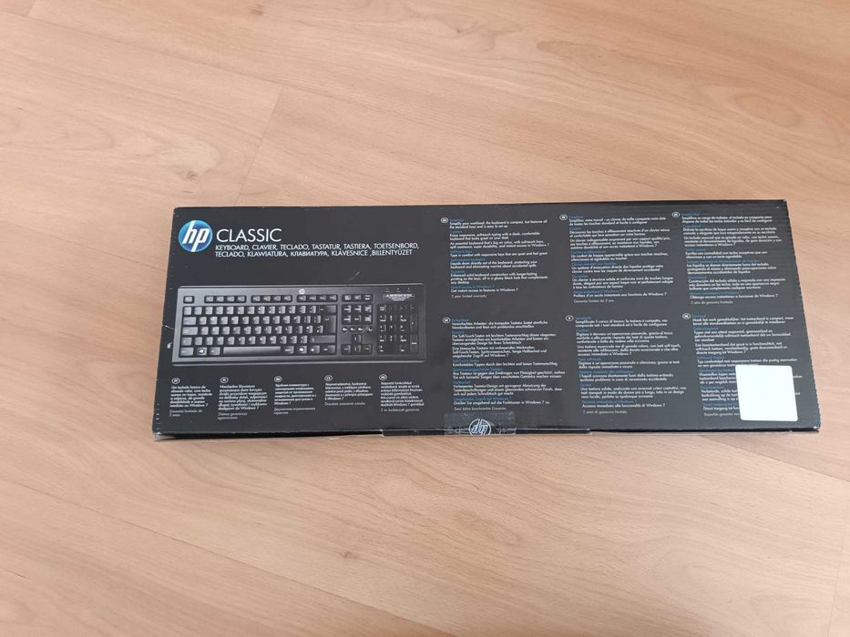 Teclado HP Novo (Caixa Fechada, por abrir) + Rato Logitech com Fios