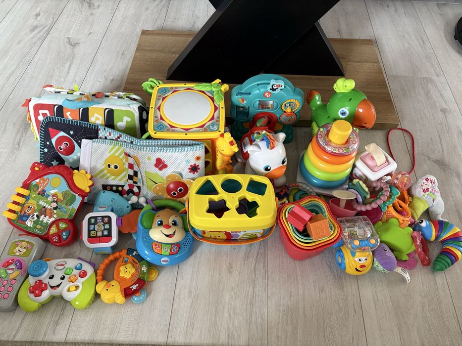 Super zestaw zabawek interakrywnych fisher price vtech itp