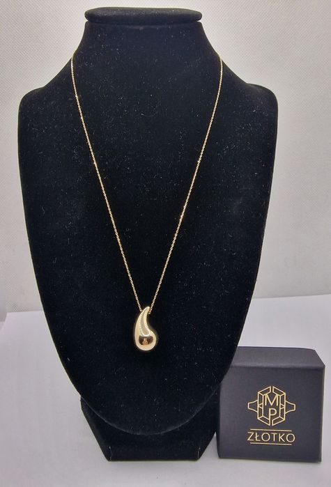 Łańcuszek z Łezką złoto 585 14k