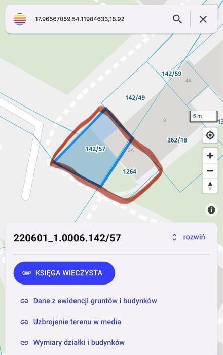 Działka w cetrum miasta , bloków