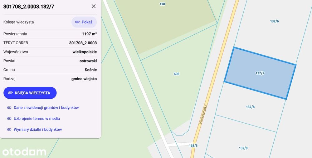 Działka budowlana z WZ | Cieszyn, gm. Sośnie | Dolina Baryczy - Widok 5