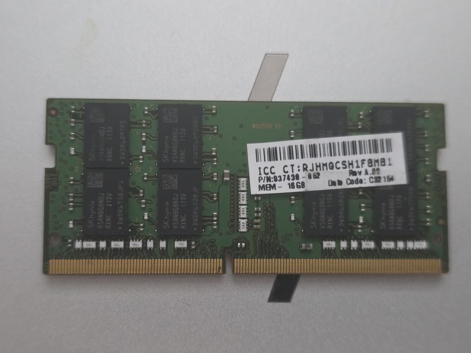 Memória SK hynix 16GB DDR4 3200AA SODIMM HMA82GS6DJR8N‑XN