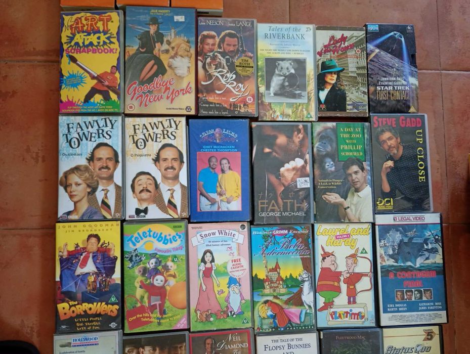 Cassettes VHS 2€ cada