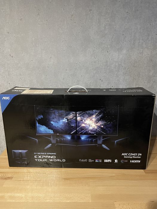 Monitor Gamingowy AOC G24G1,144hz,1ms,zakrzywiony Gubin • OLX.pl