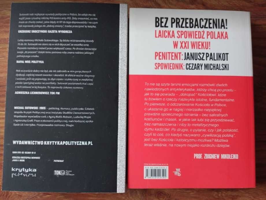 Książki x 4 :Palikot, Rok Dobrej Zmiany, Pawlenski , Polska