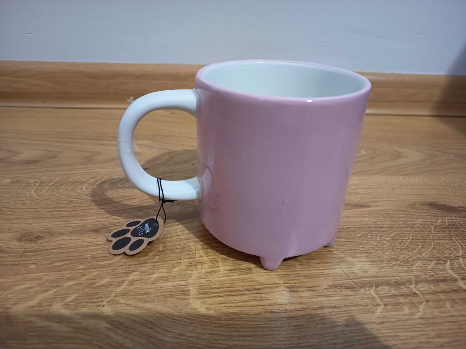 Empik Gifts Kubek stąpający Kot, 470 ml