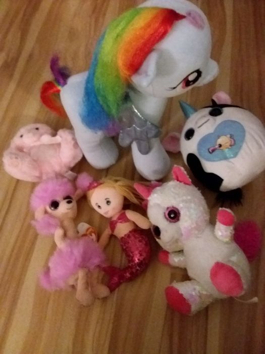 Pluszaki Maskotki dla dziewczynki Duży My Little Pony Rainbow Dash