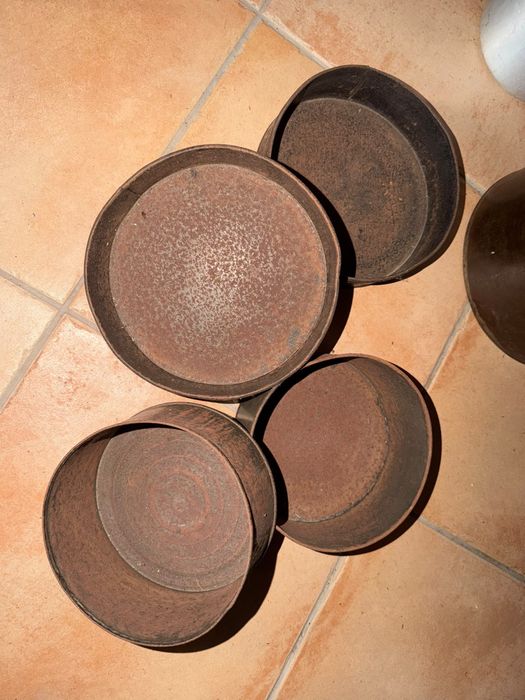 Formas meálicas de coleção - bolos de mel
