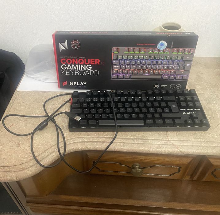 Teclado gaming nplay switch azul