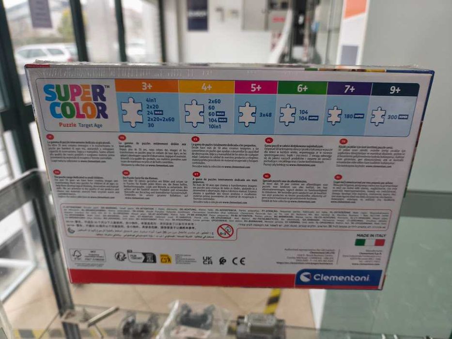 Puzzle Clementoni Patrulha Pata Trio Super Color 38x27cm 104 peças