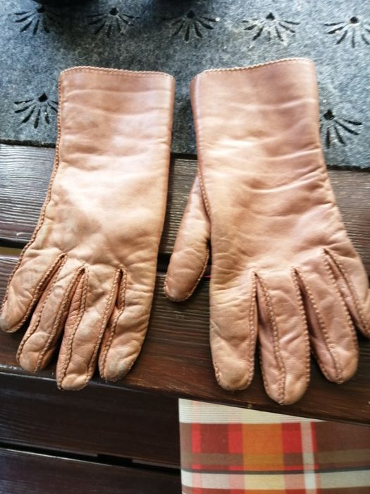 Rękawiczki damskie skórzane
