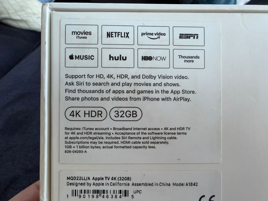 Apple TV 4k 32 gb