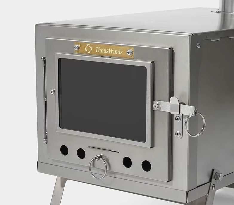 Титановая походная печь сверхлёгкая — дровяная, компактная